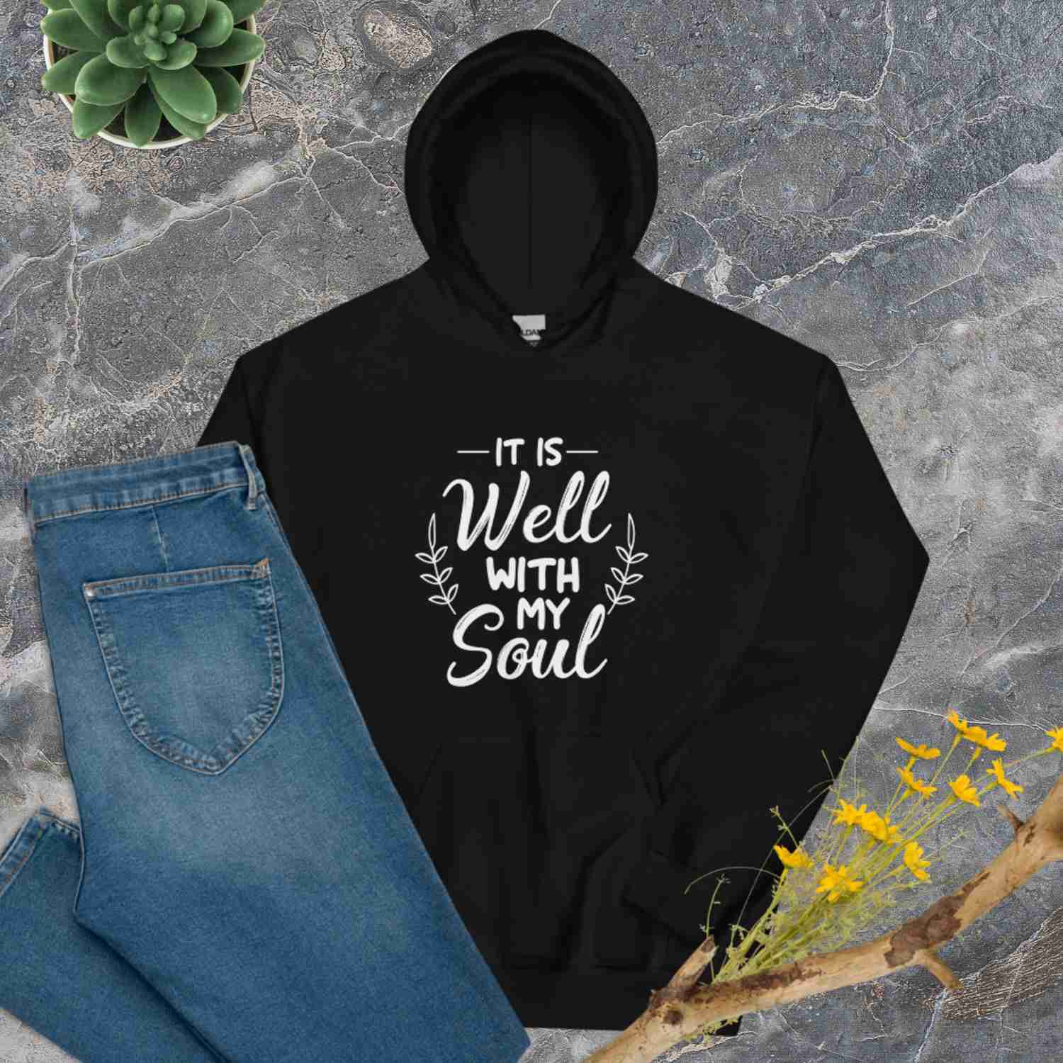 F&H Christian It Is Well With My Soul Women's Hoodie - Soft & Stylish
