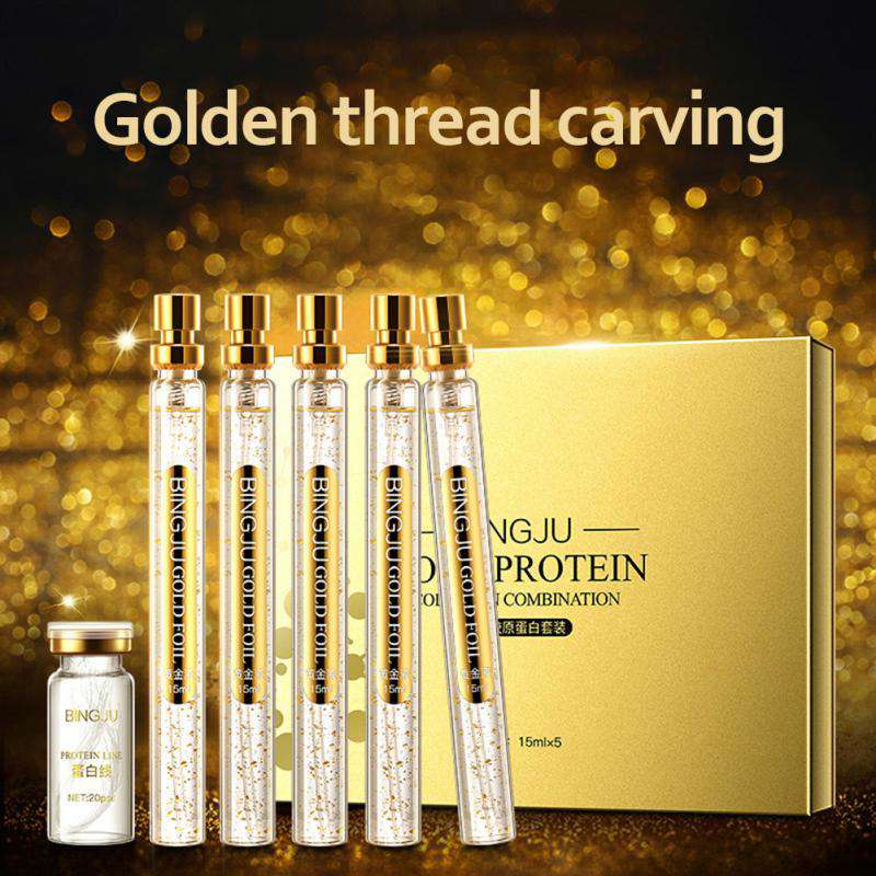 Silk Gold Protein Thread Lifting Set for Anti-Aging & Skin Firming