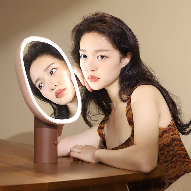 Rechargeable Long Battery Life Dimming Beauty Mirror with Adjustable Light