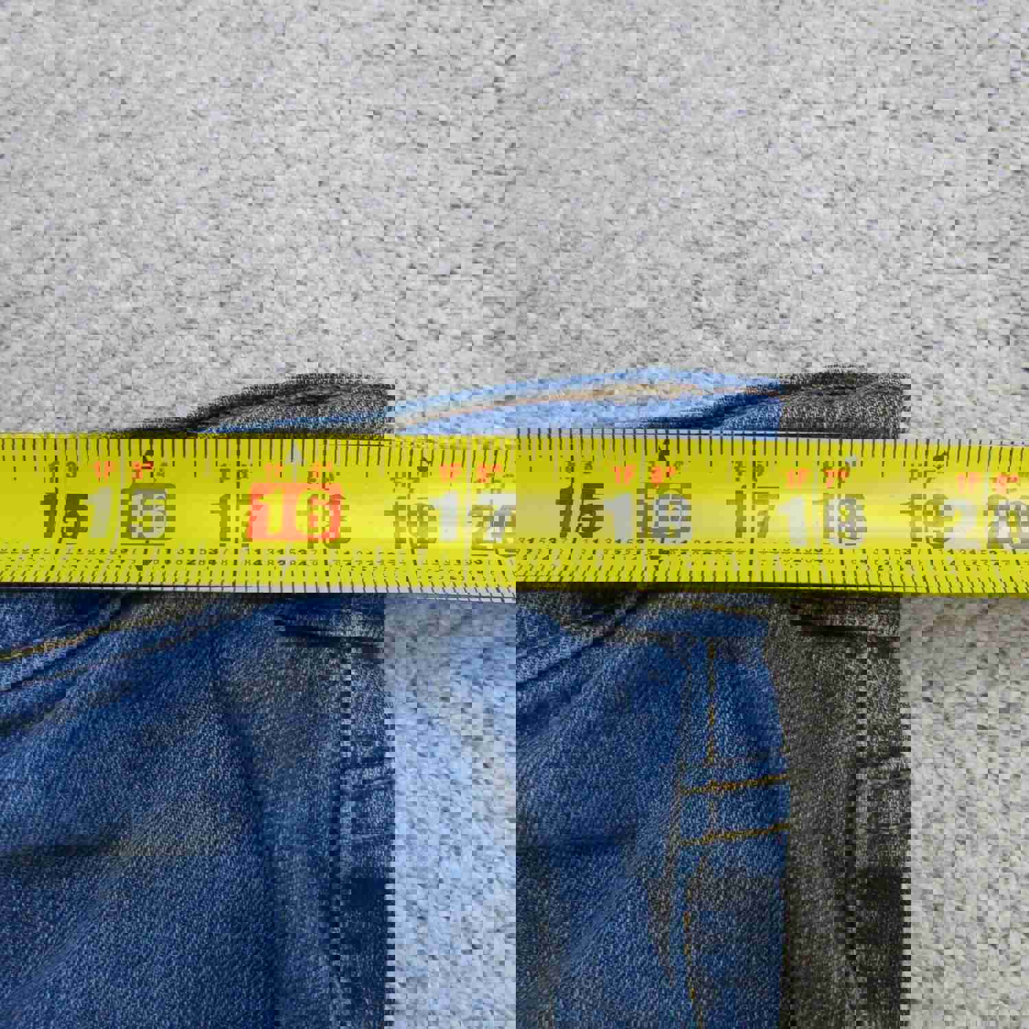 Levi's Men's Blue Straight Leg Denim Jeans - W38XL34