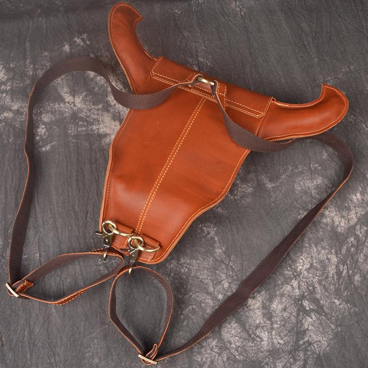 Cool Bull Leather Vintage Travel Backpack for Men