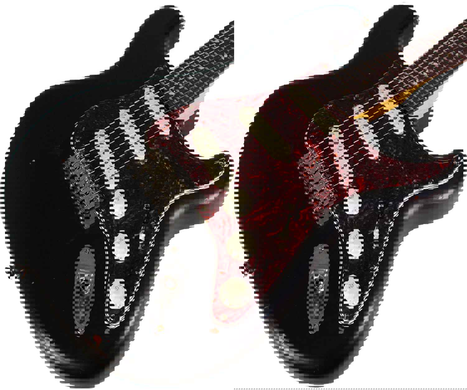 Nash S-63 Guitar - Black, Medium Aging - Vintage Strat Model