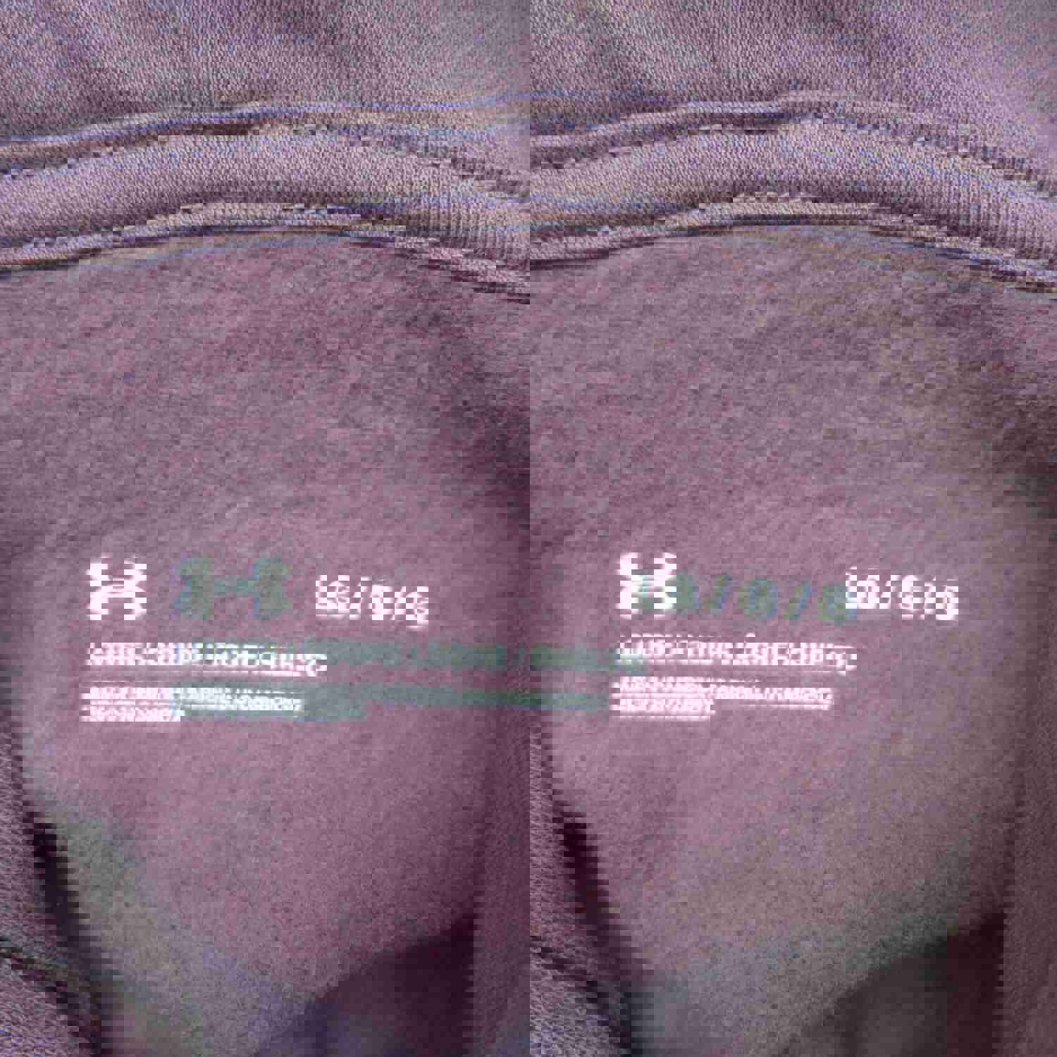 Under Armour Women's Hoodie with Kangaroo Pockets - Loose Fit, Logo, Nude Purple, Size Large