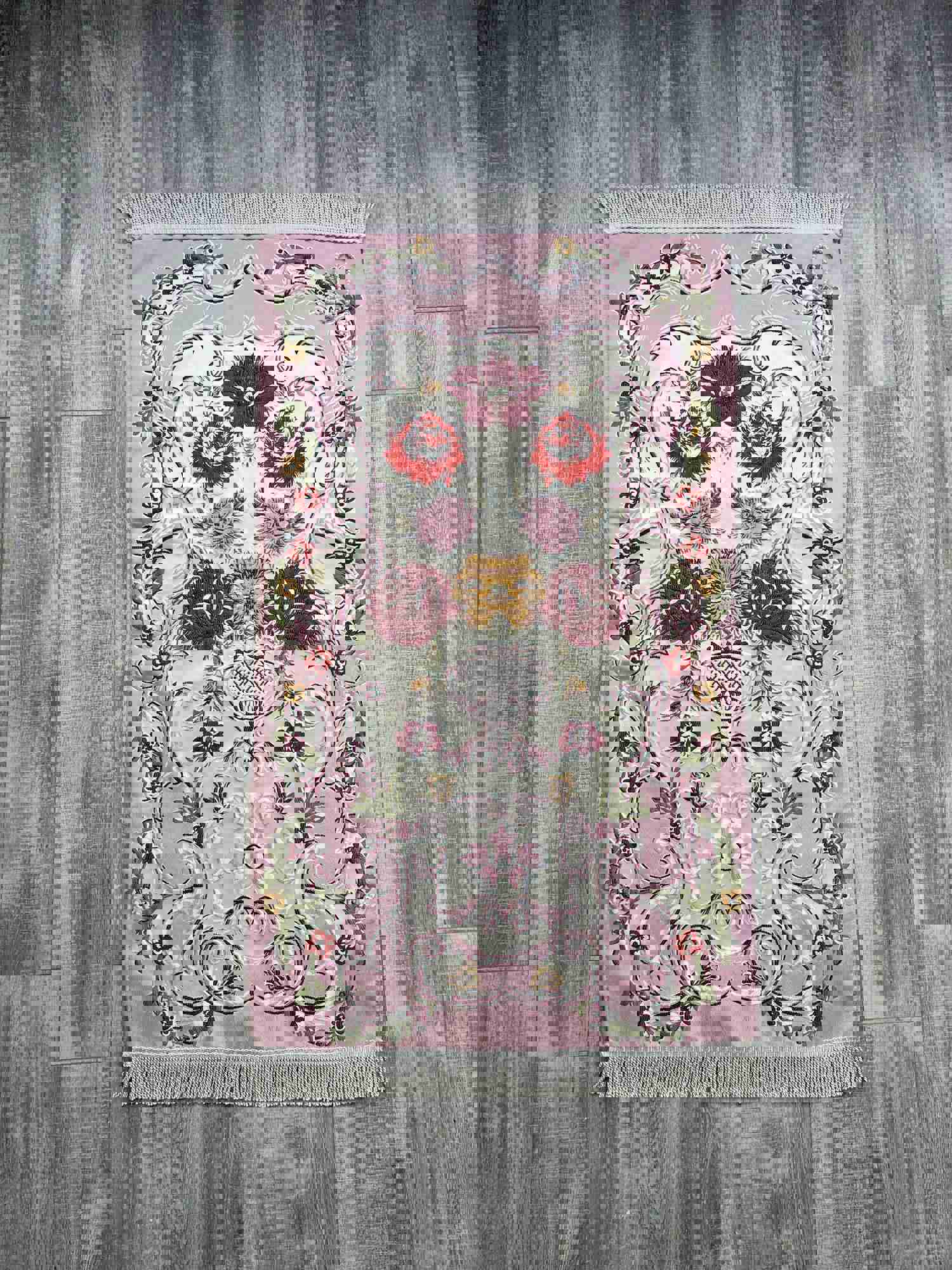 Roses Prayer Mat with Tasbeeh - Premium Wedding and Islamic Gift