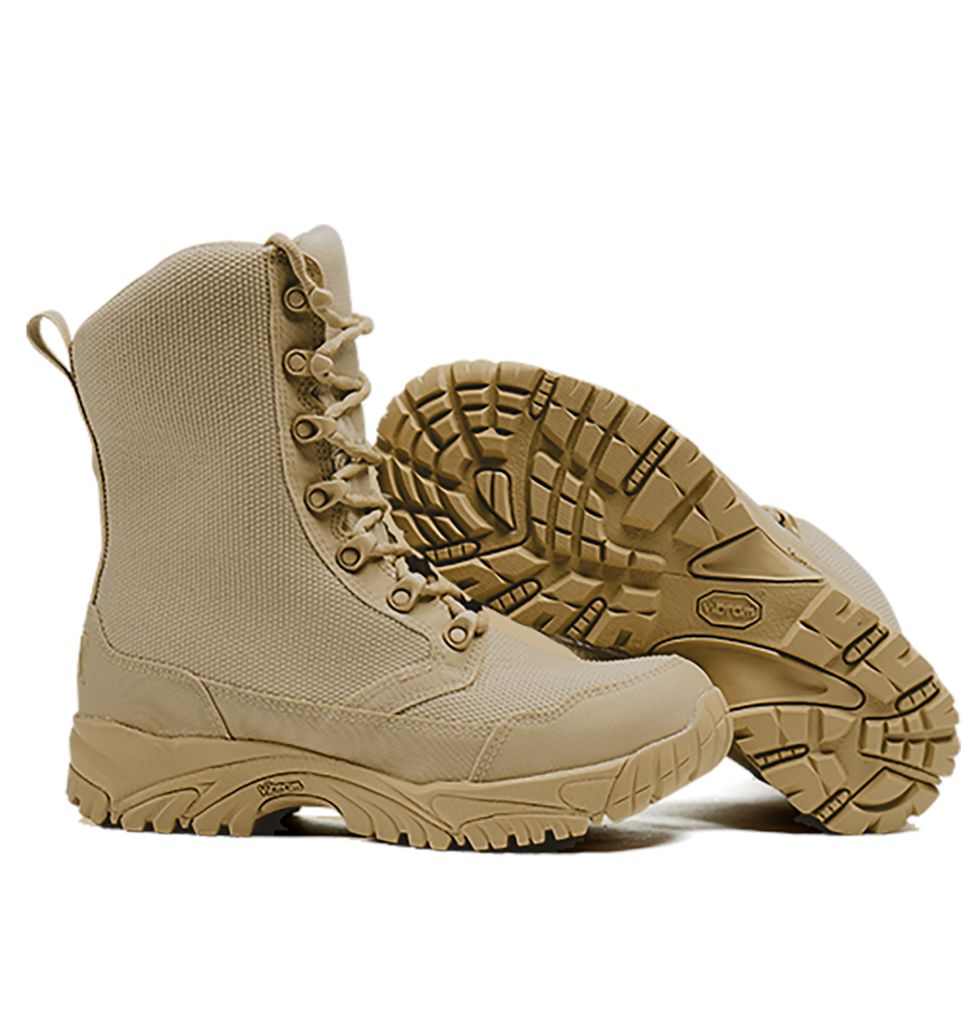 ALTAI Tan Combat Waterproof 8 Boots (MFM100) - Military Style Lightweight & Breathable