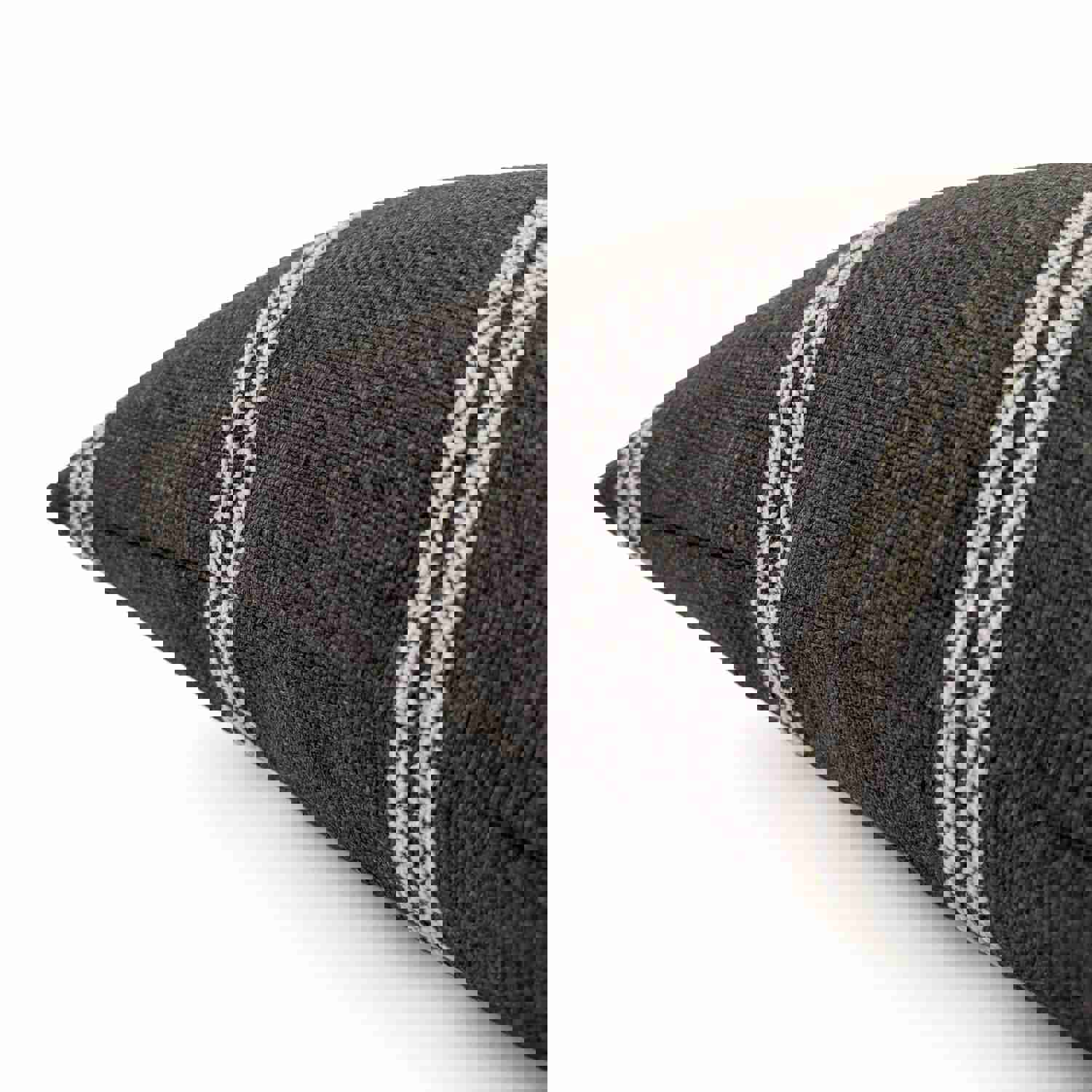 Nearly Black Indoor/Outdoor Pillow Cover - Stain Resistant & PFAS Chemical-Free