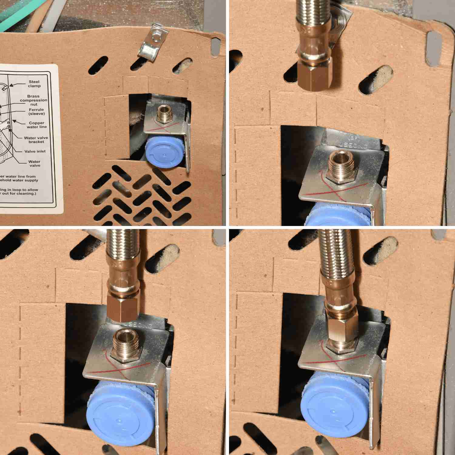 Hippohose Refrigerator Hose / Ice Maker Water Supply Hose