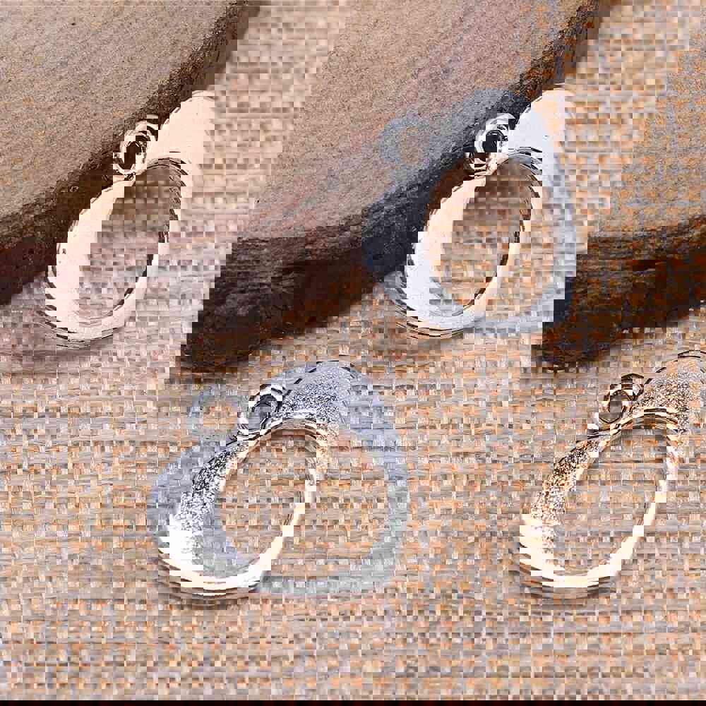 WYSIWYG 10pcs 17x17mm Hollow Heart Charms Pendants For Jewelry Making - Antique Silver & Bronze Plated