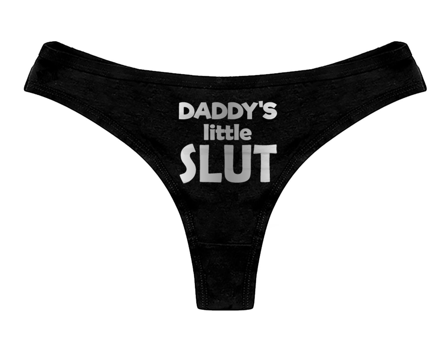 Daddys Little Slut Thong Panties DDLG Clothing Sexy Fun Slut Panty DDLG Womens Thong Panties
