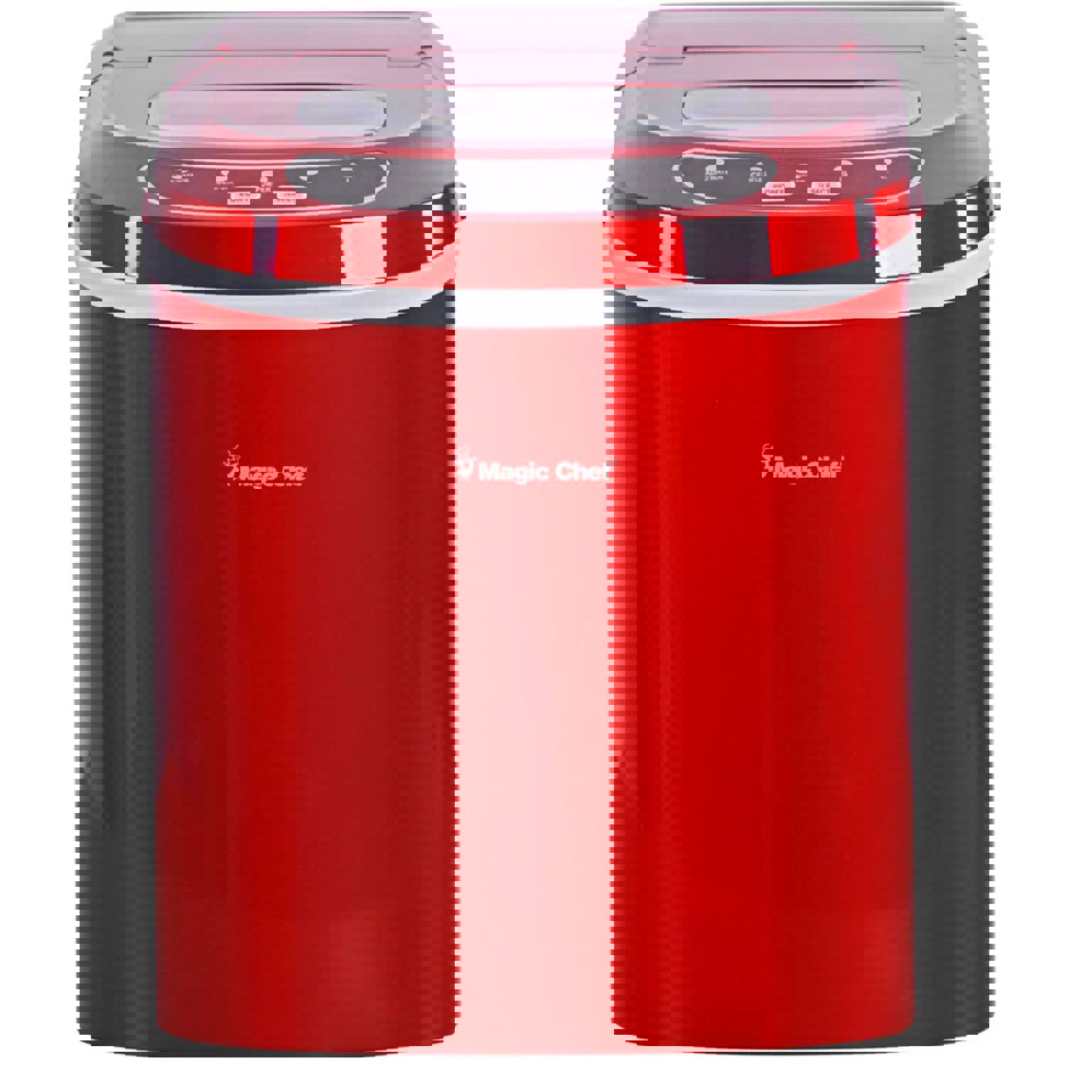 Magic Chef 27 lbs. Portable Ice Maker in Silver MCIM22SV