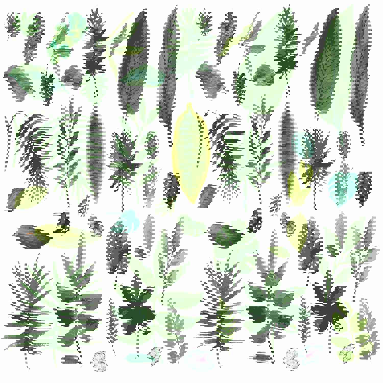 Craspire 16 Sheets 8 Styles Waterproof PVC Wall Stickers for Home Decoration