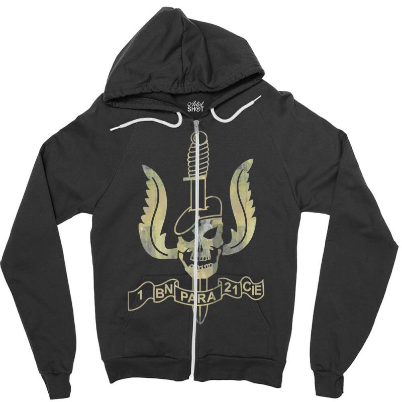 Commando Belgian Zipper Hoodie - Unisex Soft & Relaxed Fit
