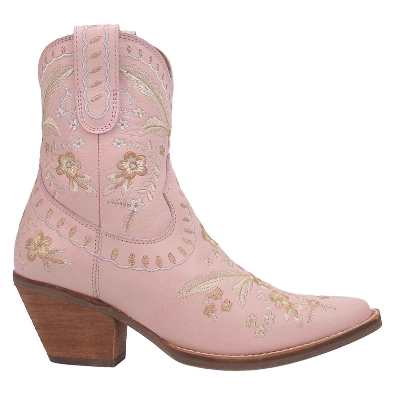 Dingo® Ladies Primrose Floral Embroidery Pink Western Boots DI748-PK