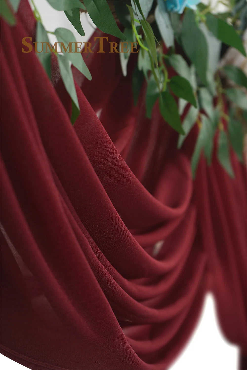 6 Meters Wedding Arch Drape - 29 Wide 6.5 Yards Chiffon Fabric for Ceremony & Reception