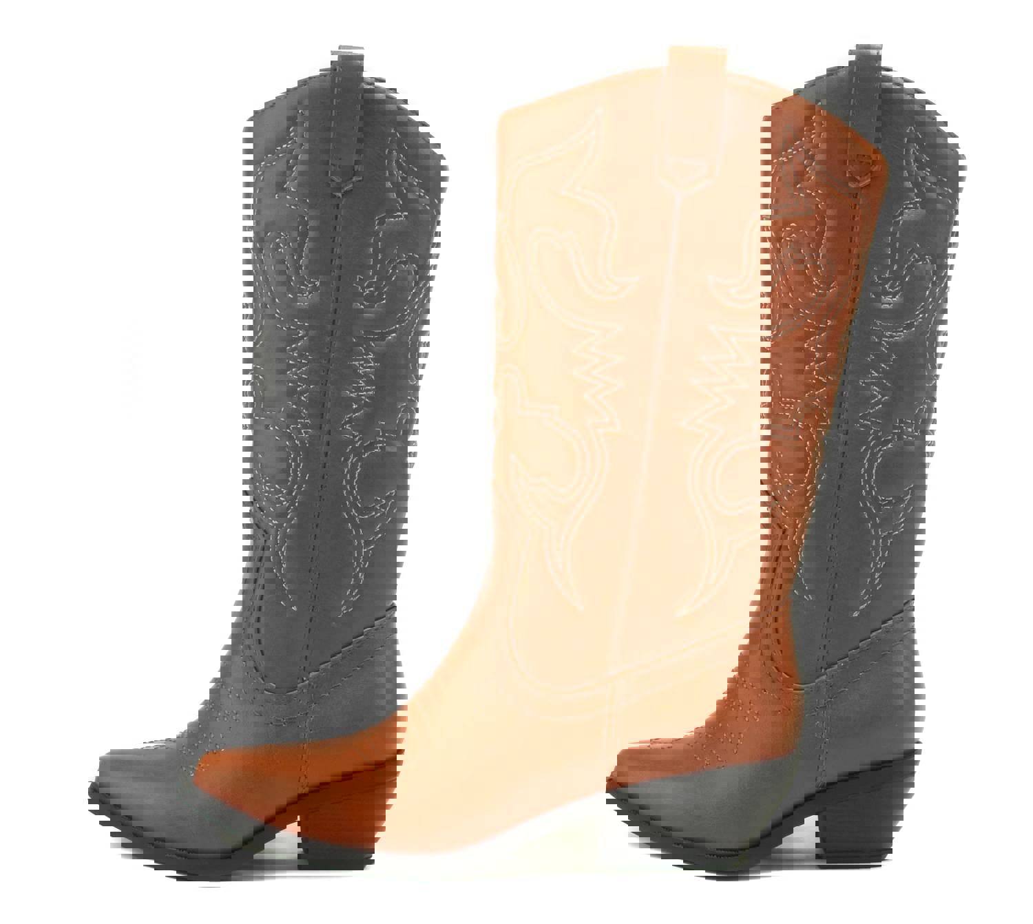 SODA Cowboy Boots Reno - Western Boots with High Pull On Tabs