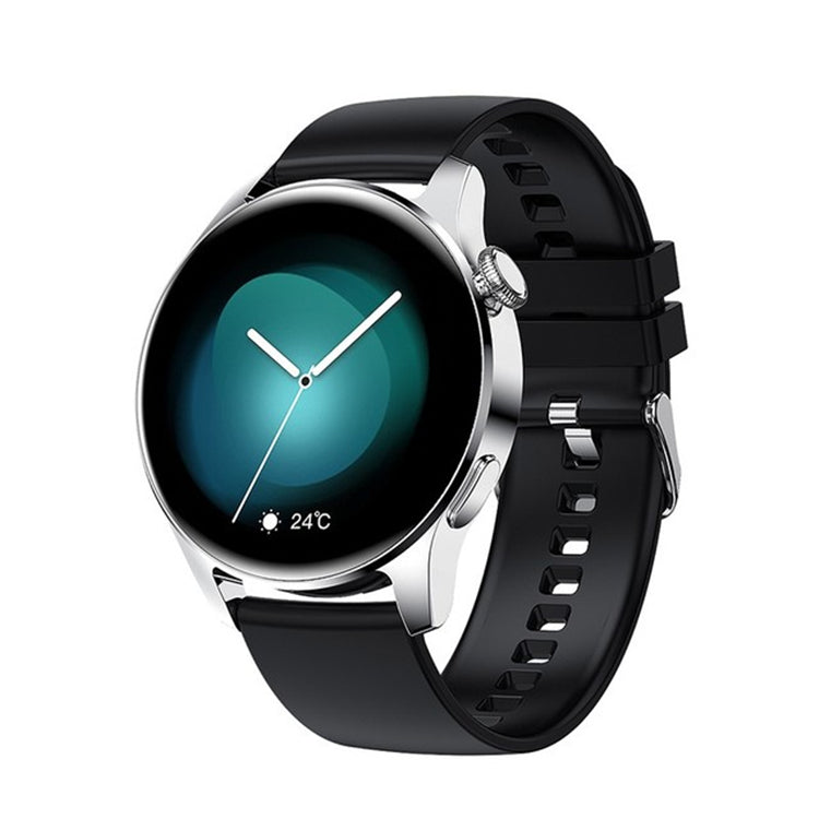 LIGE BW0256 2022 Full Circle Touch Screen Steel Band Luxury Smart Watch for Men - Waterproof Fitness Watch with Call Function