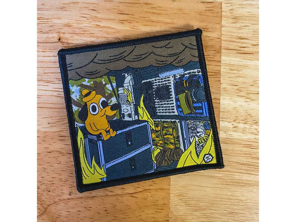 V2 Dog Patch and Sticker - Limited Edition for Canopy Camper Owners