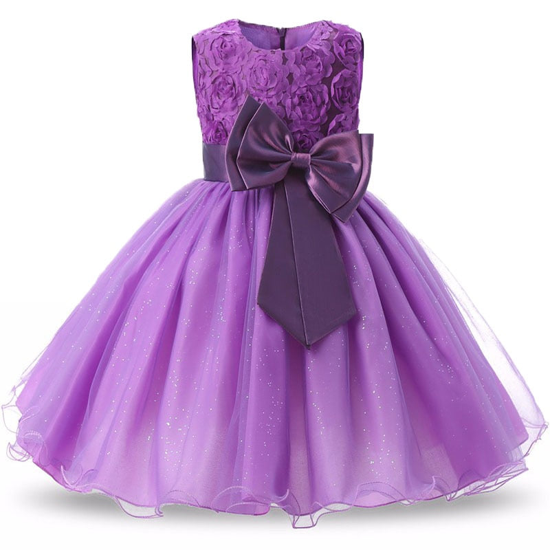 Baby Girls Princess Tutu Party Dress - Elegant Lace Summer Dress for Kids