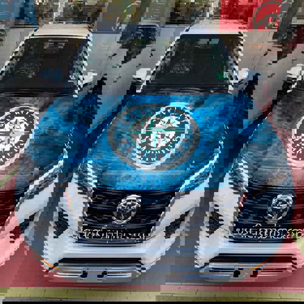 Seattle Mariners Itasha Car Vinyl Hood Wrap Decal Sticker