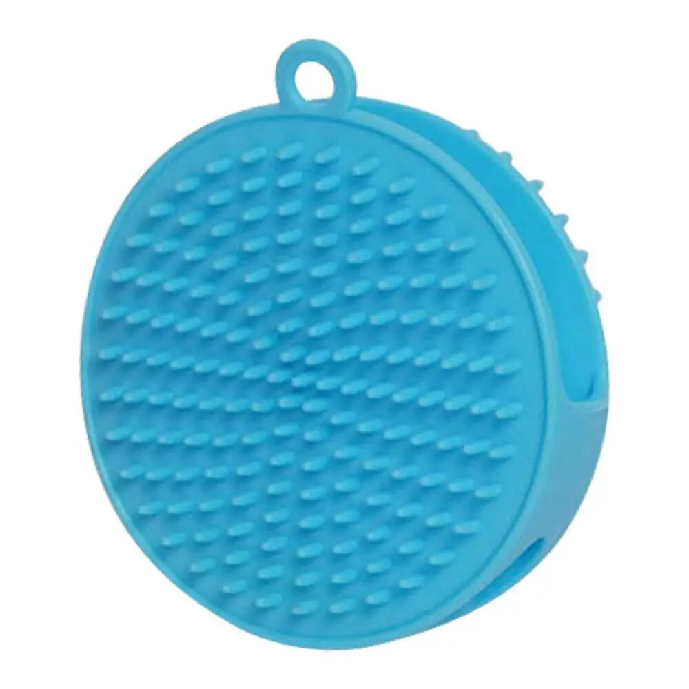 TPR Dog Grooming Bath Brush - Soothing Shampoo Brush for Pets