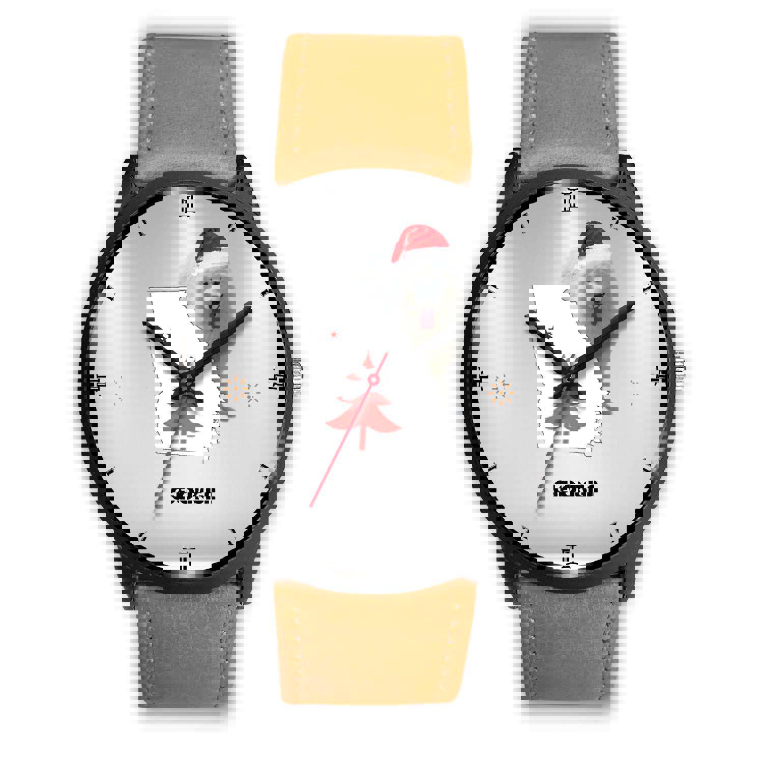 Samoyed Dog Georgia Christmas Special Wrist Watch