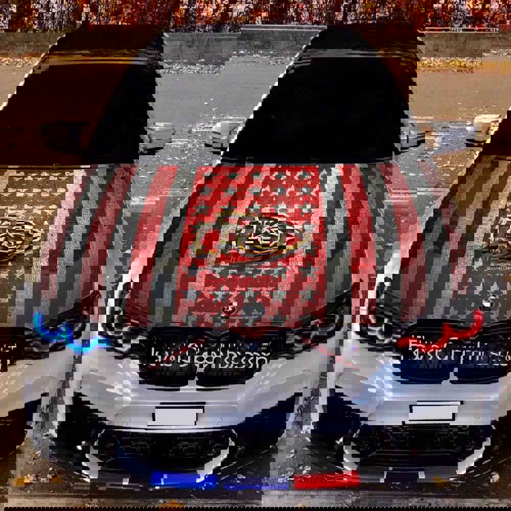 Kansas City Chiefs Itasha Car Vinyl Hood Wrap Decal Sticker