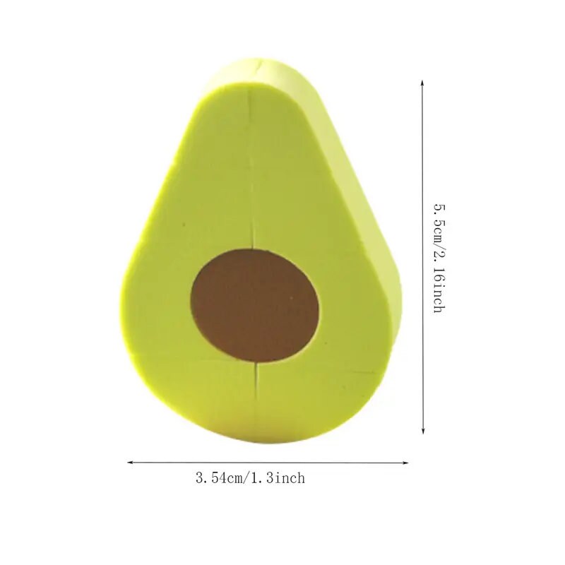 Avocado Shaped Makeup Sponge | Beauty Blender for Liquid, Powder & Cream