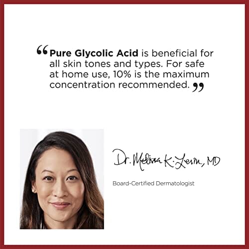 LOreal Paris 10% Pure Glycolic Acid Serum for Face - Dark Spot Corrector & Anti-Aging