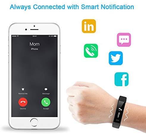 LETSCOM Fitness Tracker with Heart Rate Monitor, Activity & Sleep Tracker for All Ages