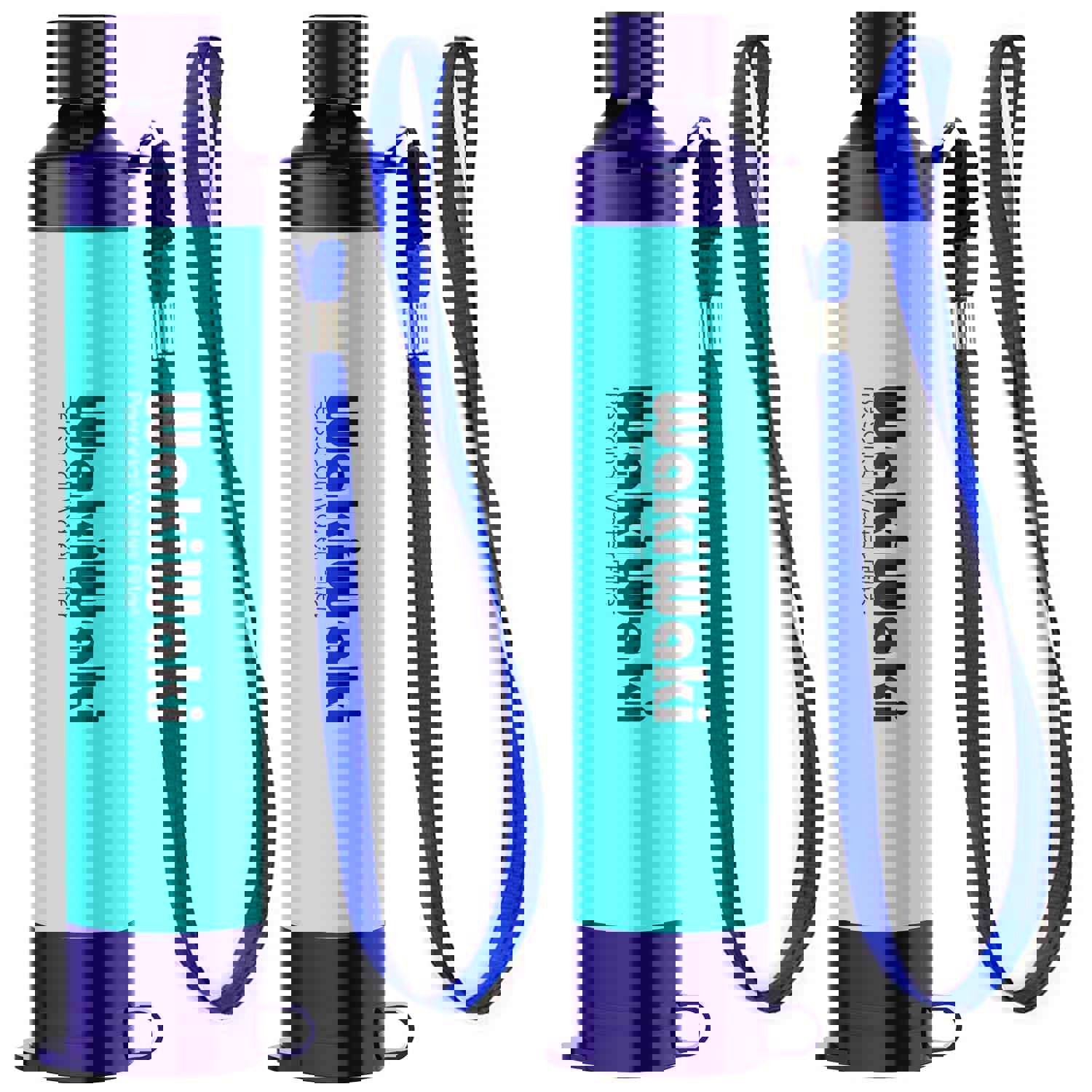 WakiWaki Personal Water Filter Straw, Portable Water Purifier for Outdoor Survival