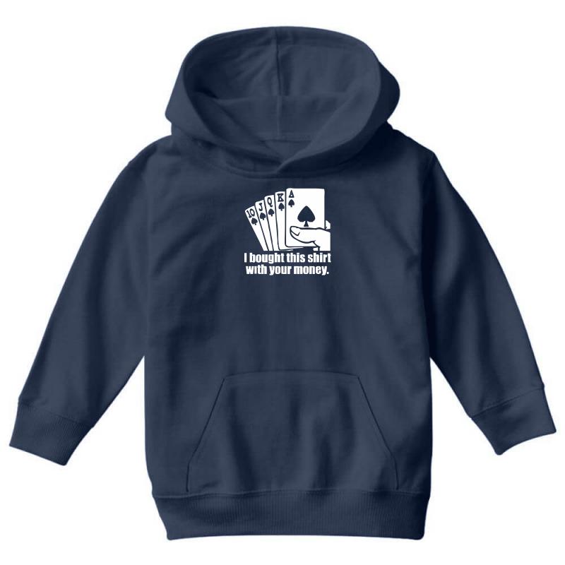 Poker Youth Hoodie by MDK ART - Stylish and Comfortable