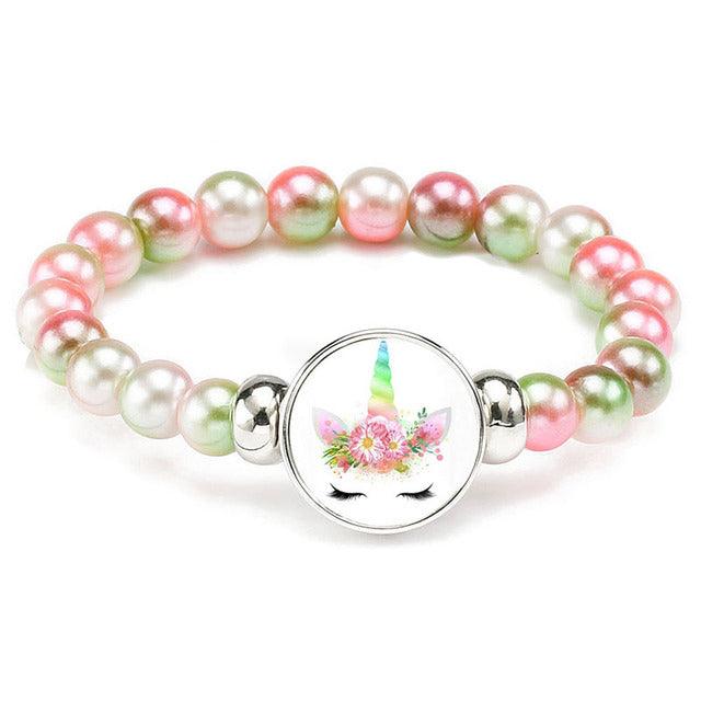 Unicorn Bracelet Bangle for Kids Birthday Party and Baby Shower Gifts