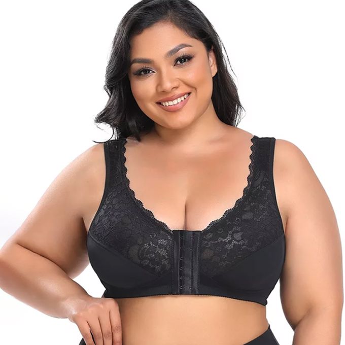 BETTYBRA® FULL COVERAGE FRONT HOOKS WIRELESS LACE BRA (BUY 1 GET 1 FREE)