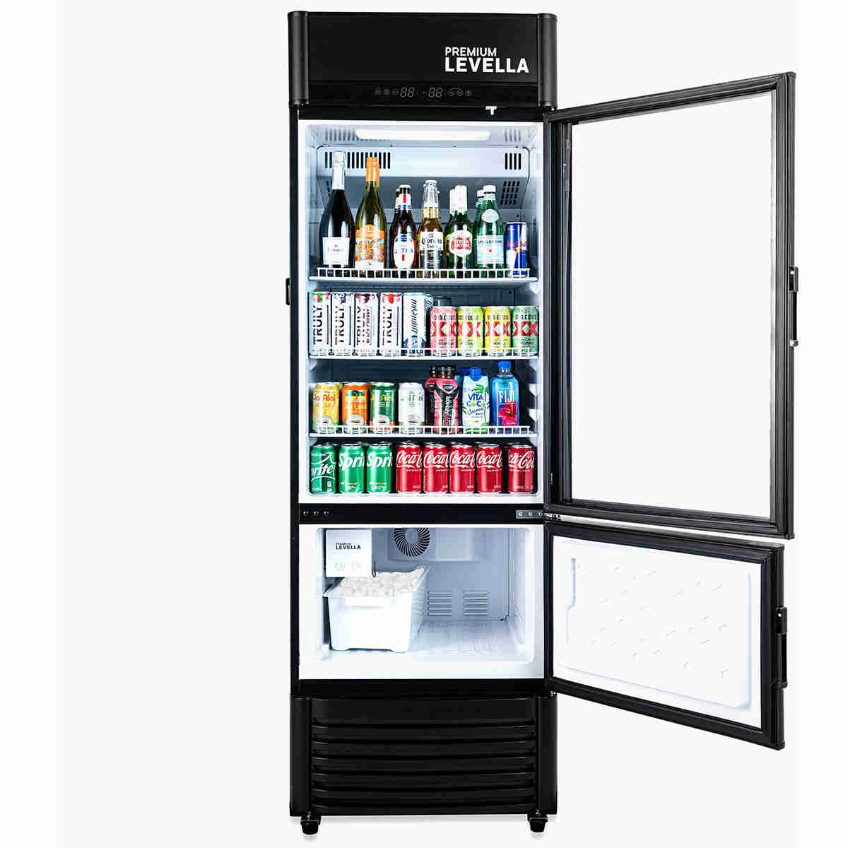 12.5 Cu. Ft. Single Door Display Refrigerator with Automatic Ice Maker - PRFIM1257DX