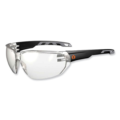 Skullerz Vali Frameless Safety Glasses - Lightweight, UV Protection, Full Vision