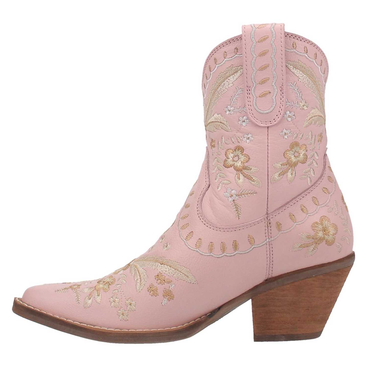 Dingo® Ladies Primrose Floral Embroidery Pink Western Boots DI748-PK