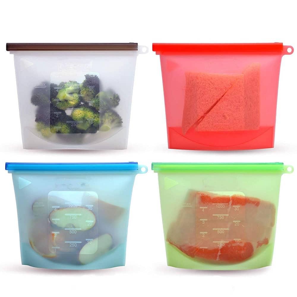 Reusable Silicone Food Storage Bag - Eco-Friendly & Durable