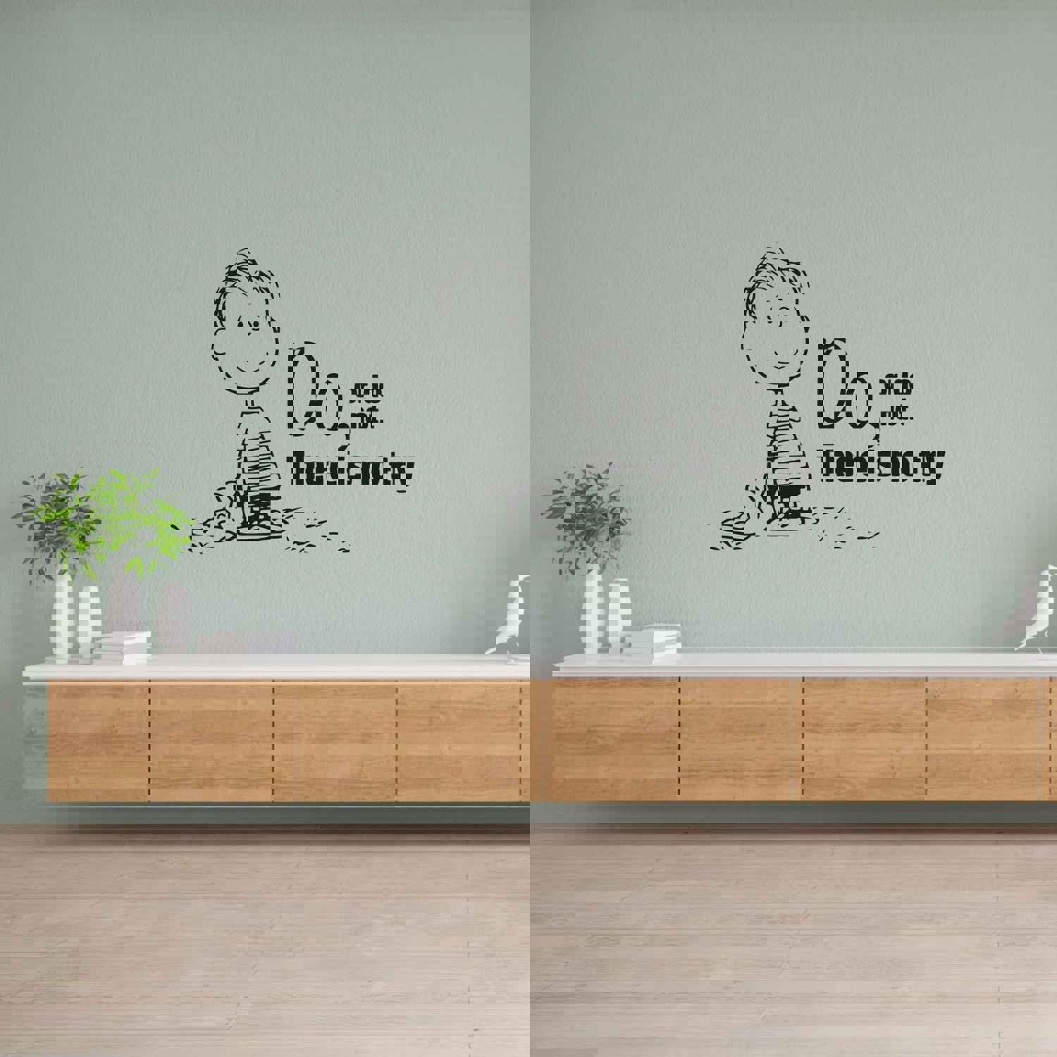 Snoopy Vinyl Wall Art Sticker Decal - Do Or Do Not, There Is No Try