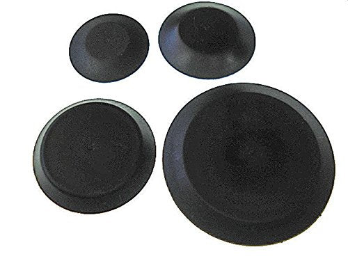 SKROOTZ Plug Holes Flush Plugs Assortment 40 PCS Black Top Kit for Mopar Cars & Trucks