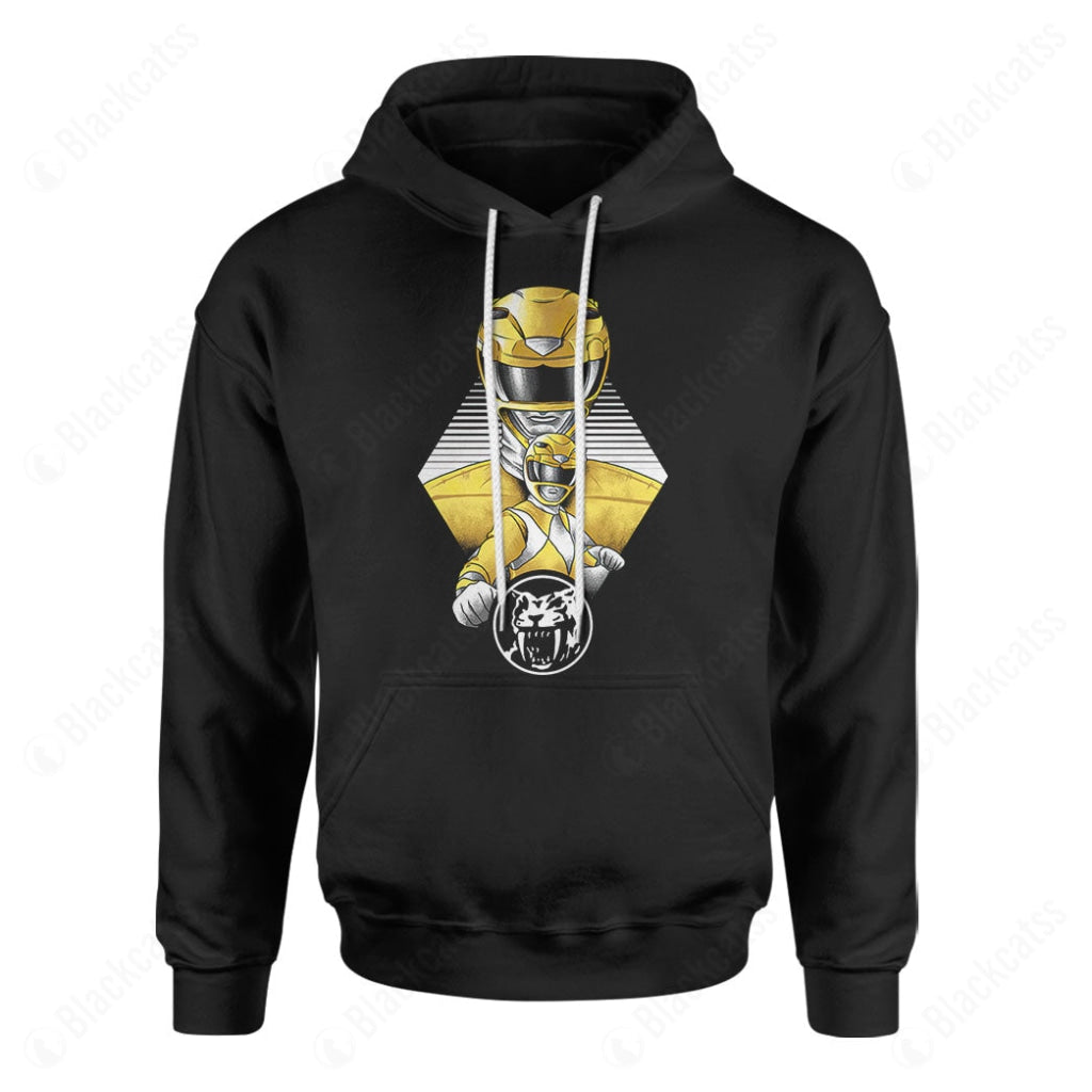 The Yellow Ranger Custom Graphic Cotton T-Shirt