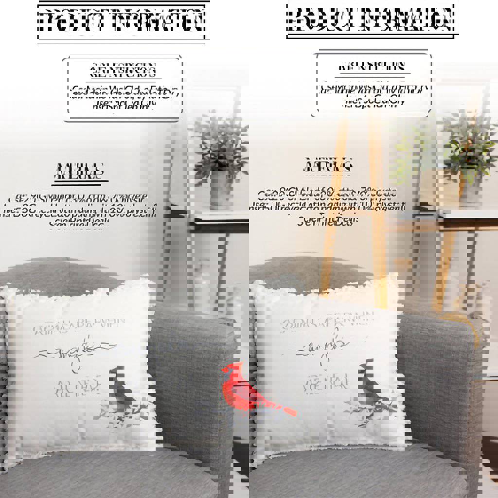 Pavilion Gift: Cardinals Appear - 20 x 12 - Throw Pillow