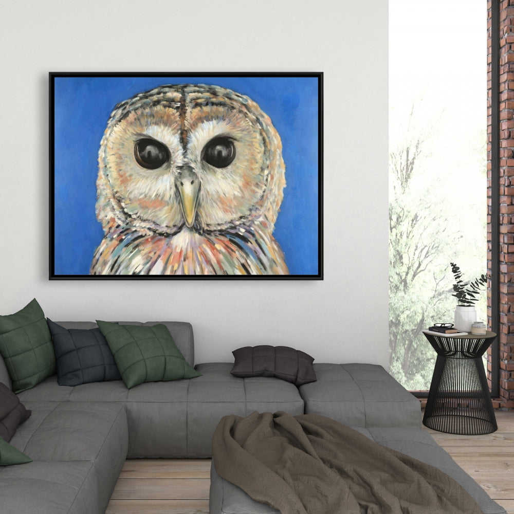 Colorful Spotted Owl Fine Art Gallery Wrapped Canvas 24x36