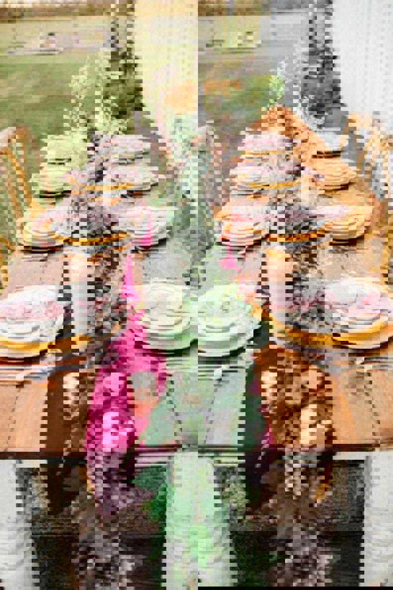 Faux Burlap Table Runner Set of 4