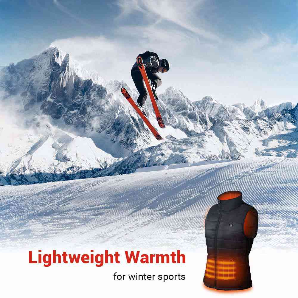 DEARCASE Lightweight USB Electric Heated Jacket for Men and Women