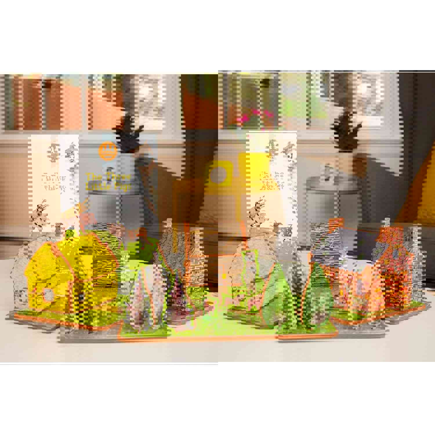 The Three Little Pigs Book and Play Set