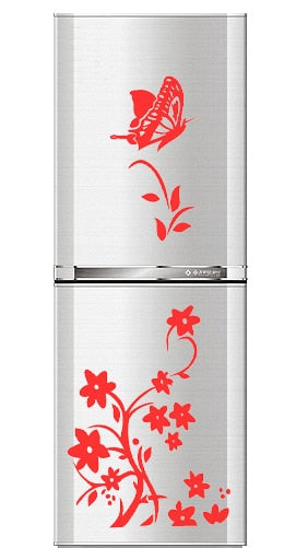 Creative Butterfly Refrigerator Sticker - DIY Wall Decoration for Home and Kitchen