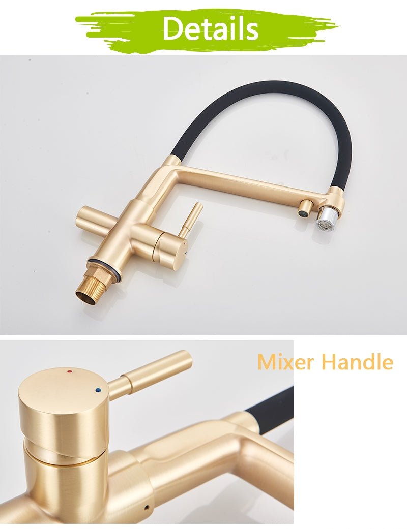 MIRODEMI® Purification Pure Water 360 Swivel Kitchen Mixer Tap