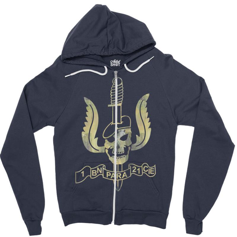 Commando Belgian Zipper Hoodie - Unisex Soft & Relaxed Fit