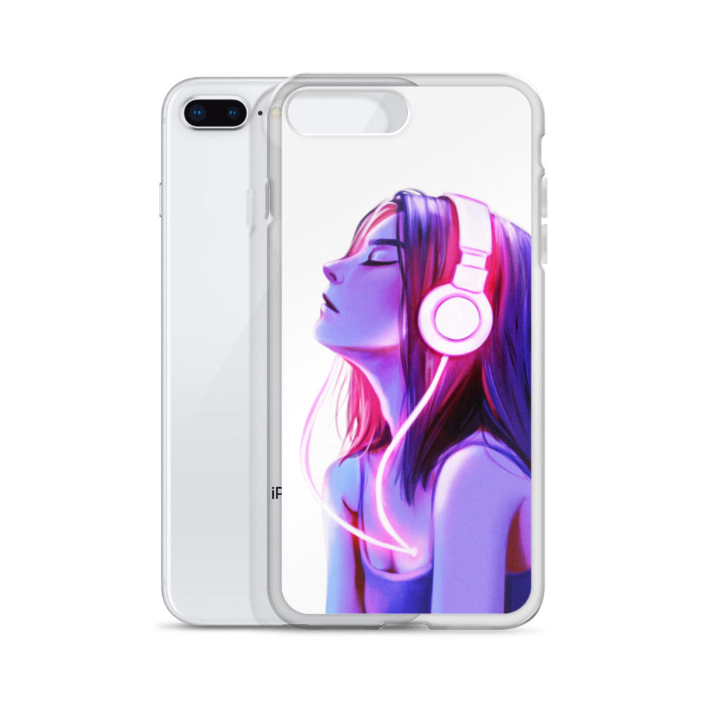 Music Girl iPhone Case - Sleek Protection with Wireless Charging