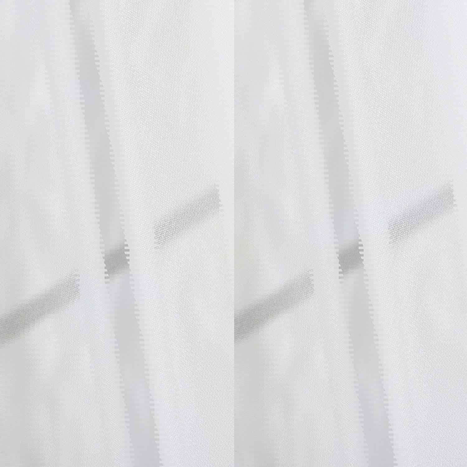 Sheer Voile Curtain - 5 Color Options, Adjustable & Custom Made Rod Pocket Panels